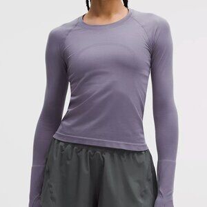 Lululemon Swiftly Tech Long-Sleeve Seamless Women's Shirt (Waist Length)